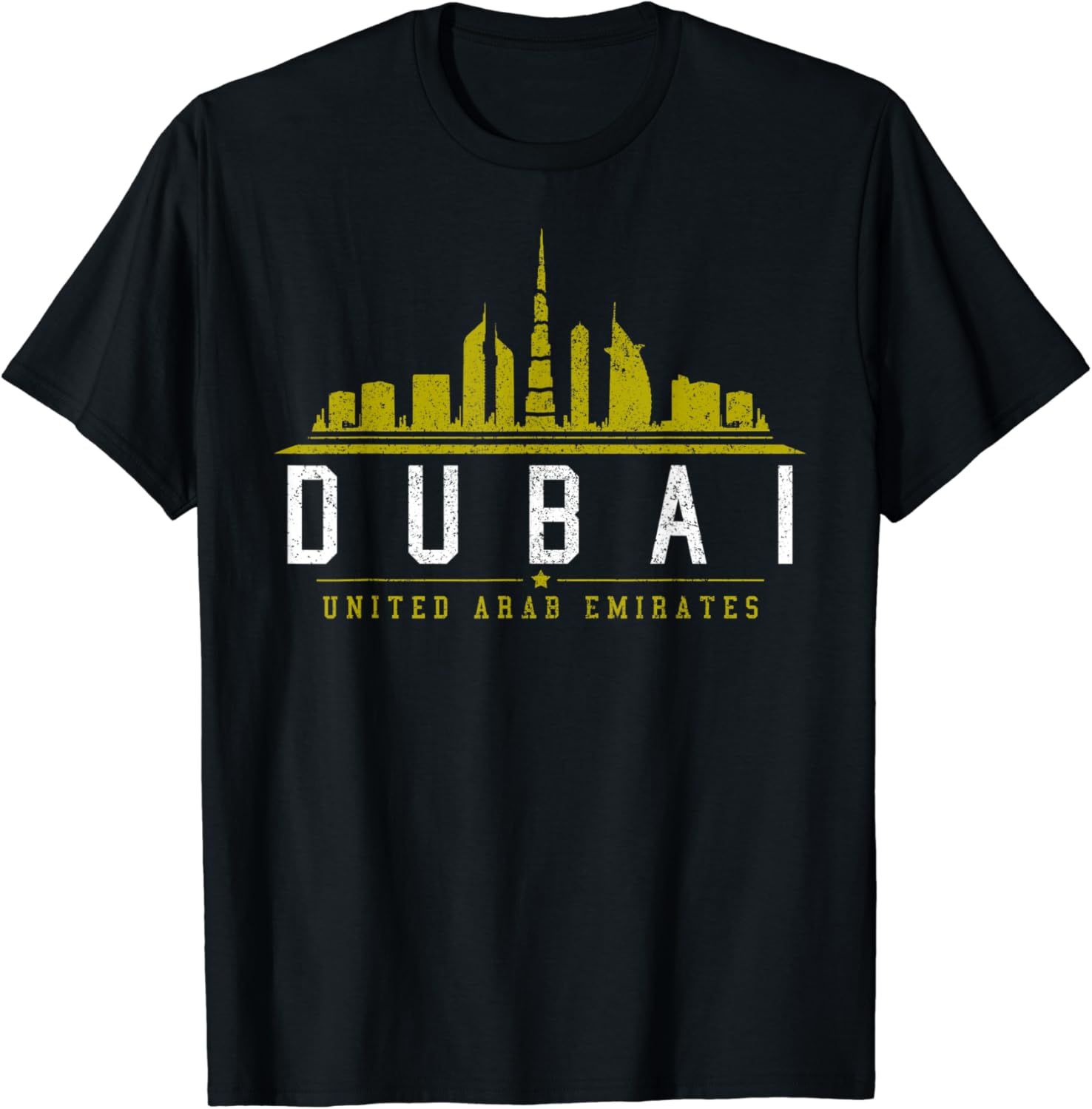 Mens Dubai Shirt Skyline United Arab Emirates UAE Tee